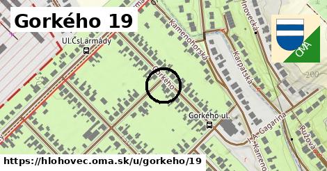 Gorkého 19, Hlohovec