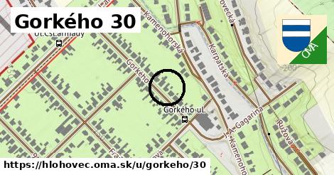 Gorkého 30, Hlohovec