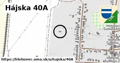 Hájska 40A, Hlohovec