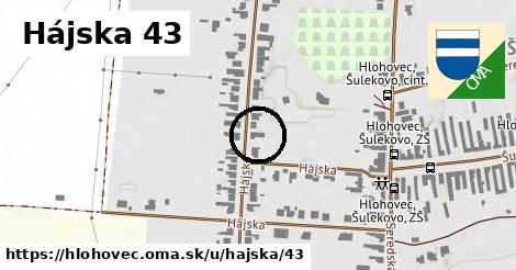 Hájska 43, Hlohovec