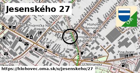 Jesenského 27, Hlohovec