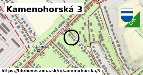 Kamenohorská 3, Hlohovec