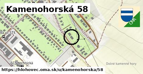 Kamenohorská 58, Hlohovec