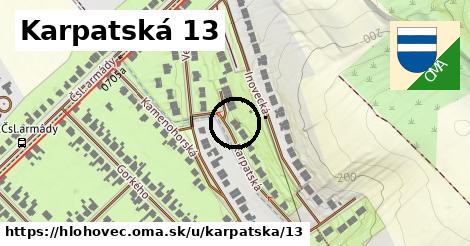 Karpatská 13, Hlohovec