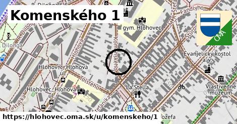 Komenského 1, Hlohovec