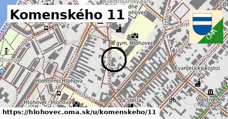 Komenského 11, Hlohovec