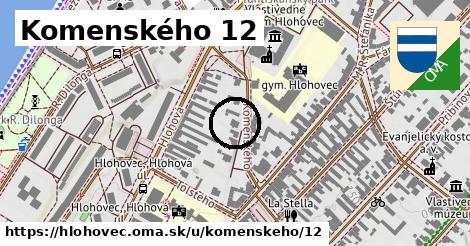 Komenského 12, Hlohovec