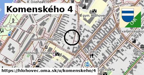 Komenského 4, Hlohovec