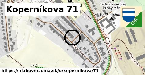 Koperníkova 71, Hlohovec