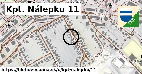 Kpt. Nálepku 11, Hlohovec