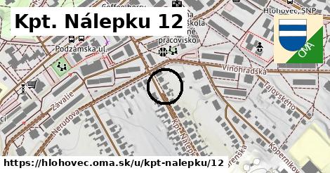 Kpt. Nálepku 12, Hlohovec