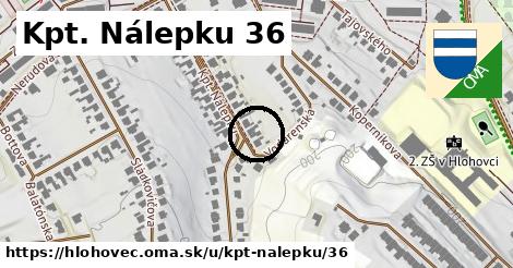 Kpt. Nálepku 36, Hlohovec