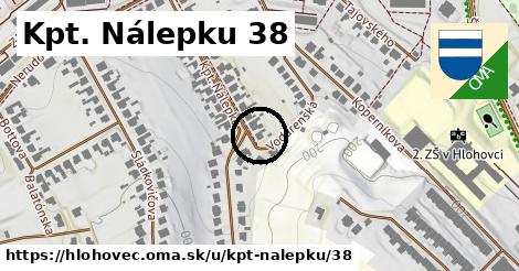 Kpt. Nálepku 38, Hlohovec