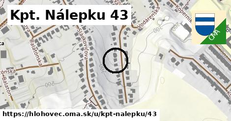 Kpt. Nálepku 43, Hlohovec