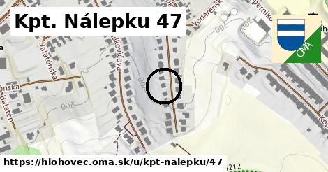 Kpt. Nálepku 47, Hlohovec