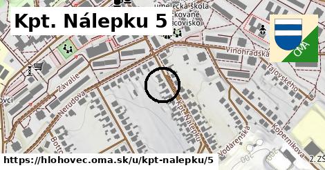 Kpt. Nálepku 5, Hlohovec