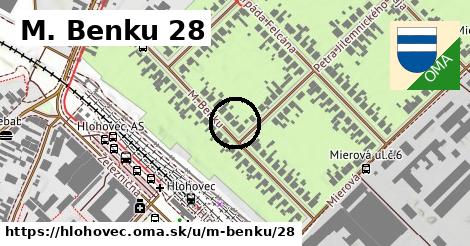 M. Benku 28, Hlohovec