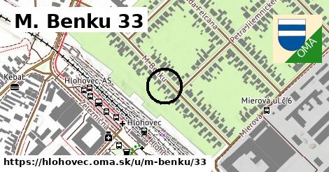M. Benku 33, Hlohovec