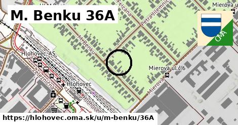 M. Benku 36A, Hlohovec