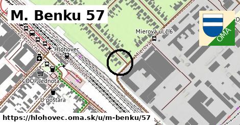 M. Benku 57, Hlohovec