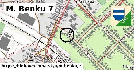 M. Benku 7, Hlohovec