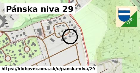 Pánska niva 29, Hlohovec