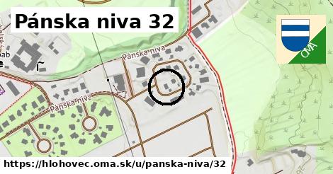 Pánska niva 32, Hlohovec