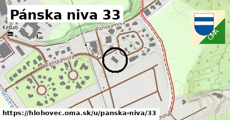 Pánska niva 33, Hlohovec