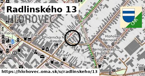 Radlinského 13, Hlohovec