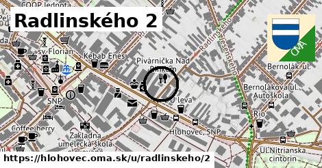 Radlinského 2, Hlohovec