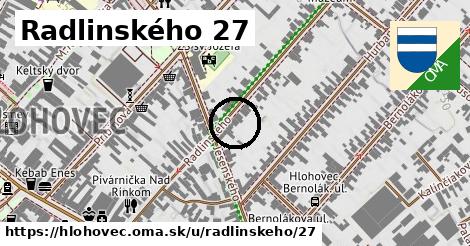 Radlinského 27, Hlohovec