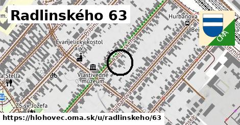 Radlinského 63, Hlohovec