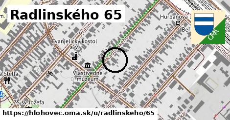 Radlinského 65, Hlohovec