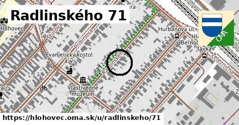 Radlinského 71, Hlohovec