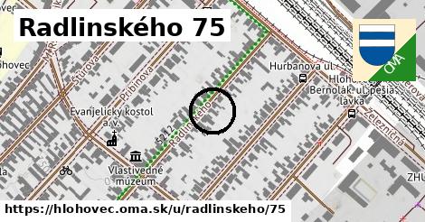 Radlinského 75, Hlohovec