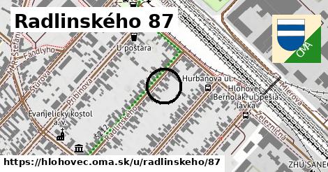 Radlinského 87, Hlohovec