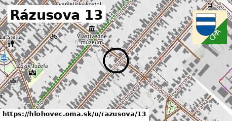 Rázusova 13, Hlohovec