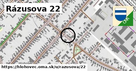 Rázusova 22, Hlohovec