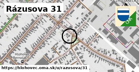 Rázusova 31, Hlohovec