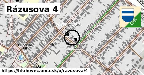 Rázusova 4, Hlohovec