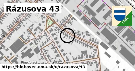 Rázusova 43, Hlohovec