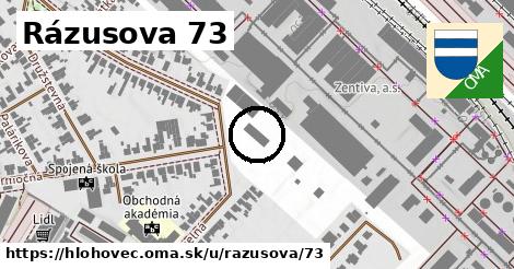 Rázusova 73, Hlohovec