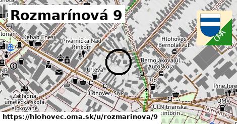 Rozmarínová 9, Hlohovec