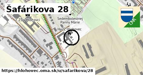 Šafárikova 28, Hlohovec