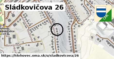 Sládkovičova 26, Hlohovec