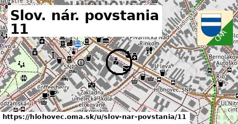 Slov. nár. povstania 11, Hlohovec