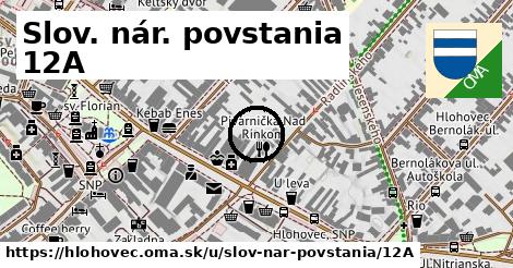 Slov. nár. povstania 12A, Hlohovec