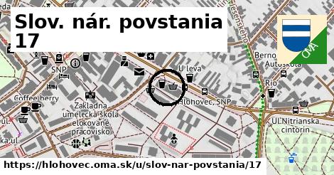 Slov. nár. povstania 17, Hlohovec