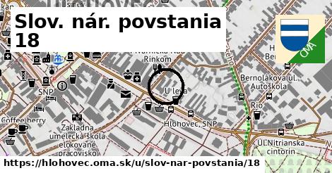 Slov. nár. povstania 18, Hlohovec