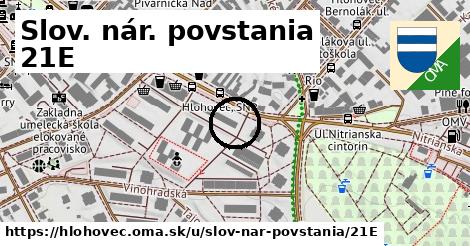 Slov. nár. povstania 21E, Hlohovec